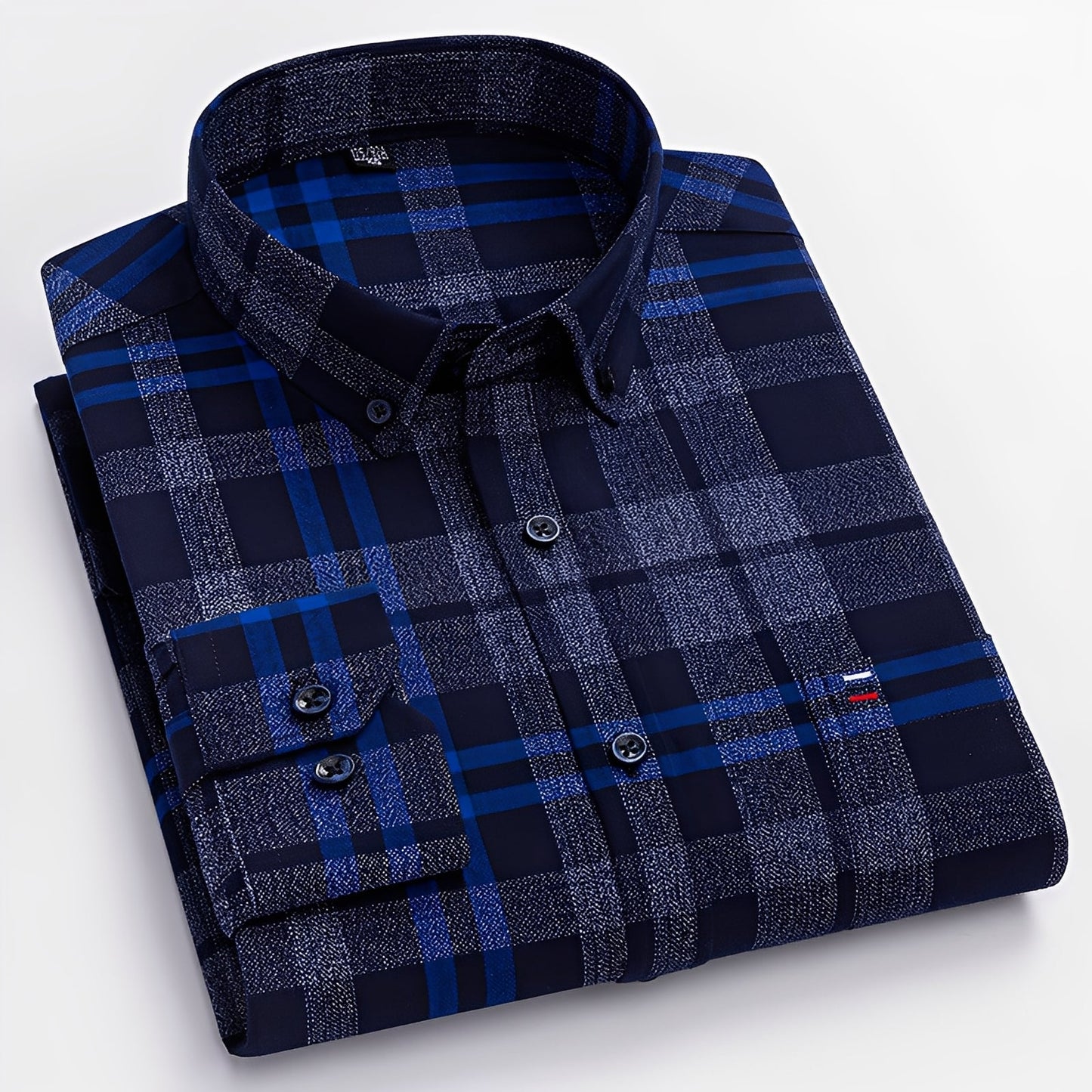 Nikolas - Chemise décontractée à carreaux pour homme