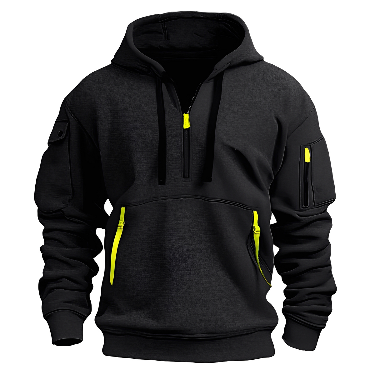 Paxton - Veste à capuche douillette avec demi-zip