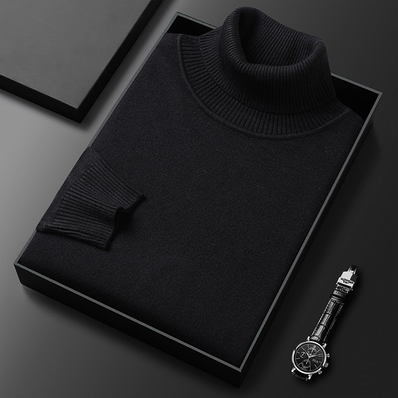 Patrick - Pull col roulé élégant et ajusté pour hommes