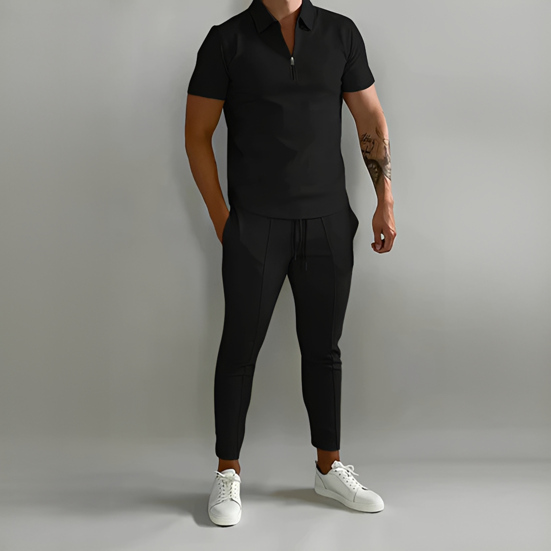 Junton - Ensemble d'été à la mode pour homme
