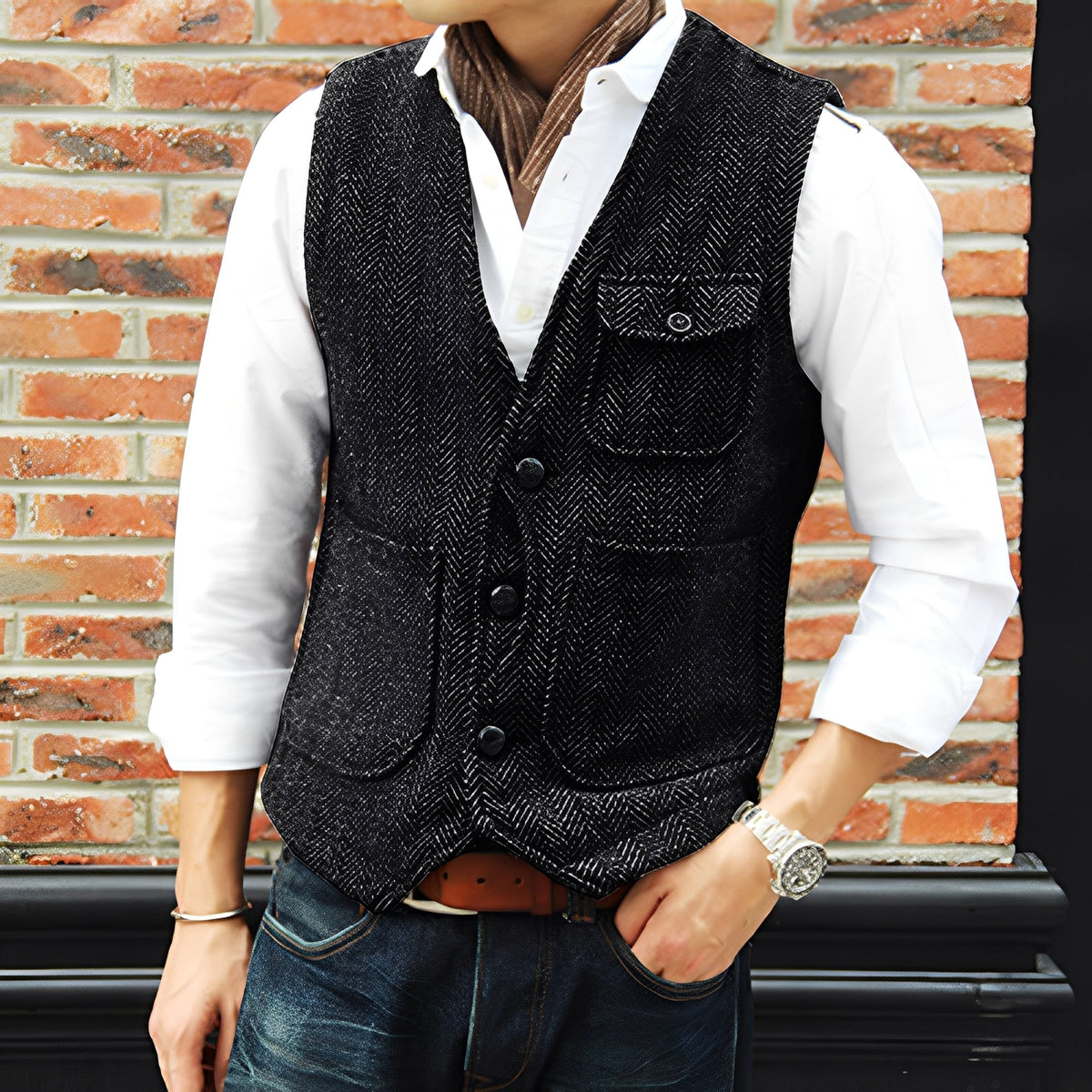 Matthew - Gilet classique et durable