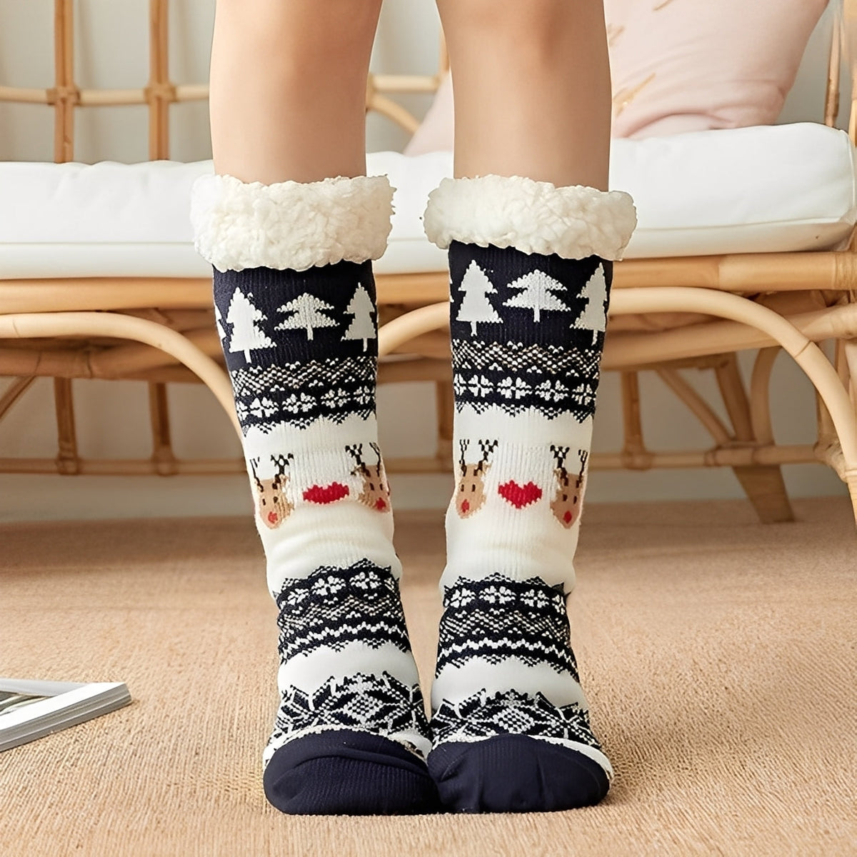 Kassia - Chaussettes de Noël élégantes et réconfortantes