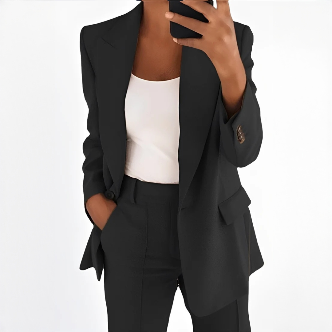 Muriel - Ensemble blazer et pantalon confortables