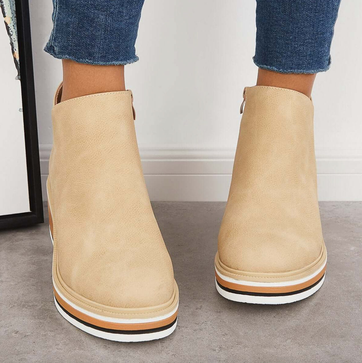 Mari Stella - Chaussures décontractées avec coutures décoratives