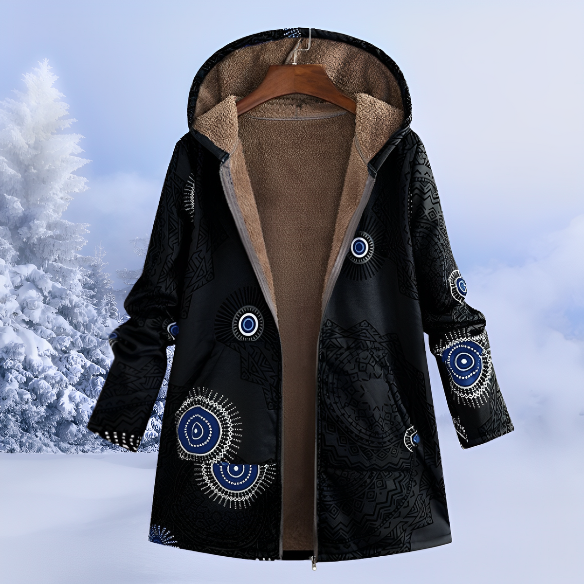Jasmin - Veste à capuche élégante et chaude