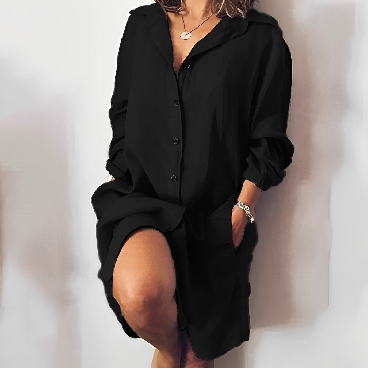Chloé - Robe confortable à manches longues