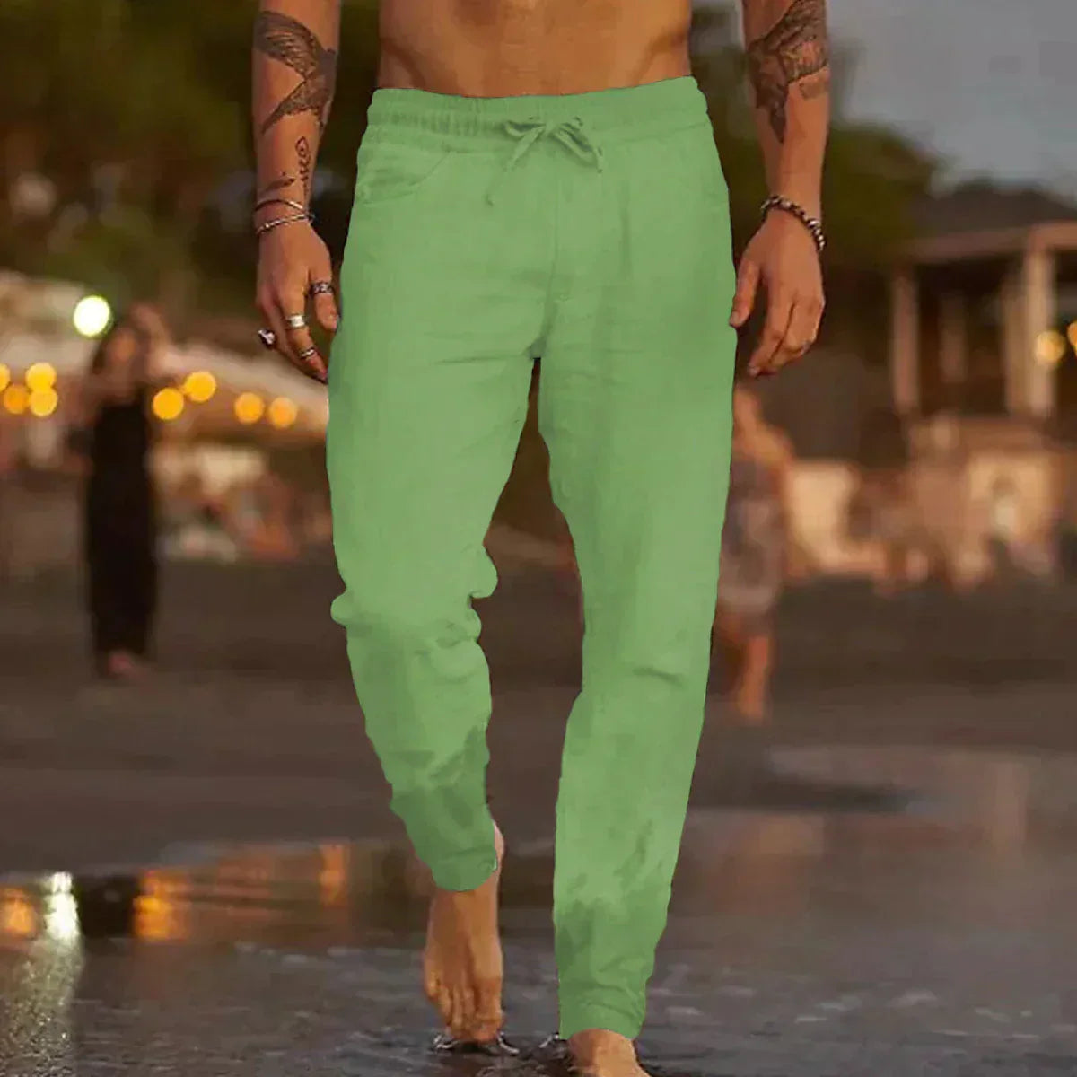 Pantalon léger décontracté pour homme – coupe confortable