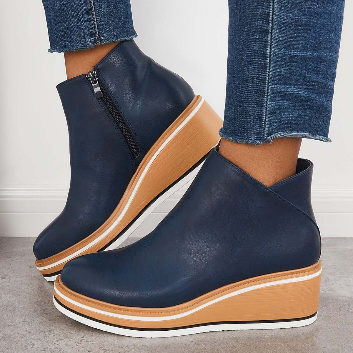 Nikkole - Bottines zippées élégantes