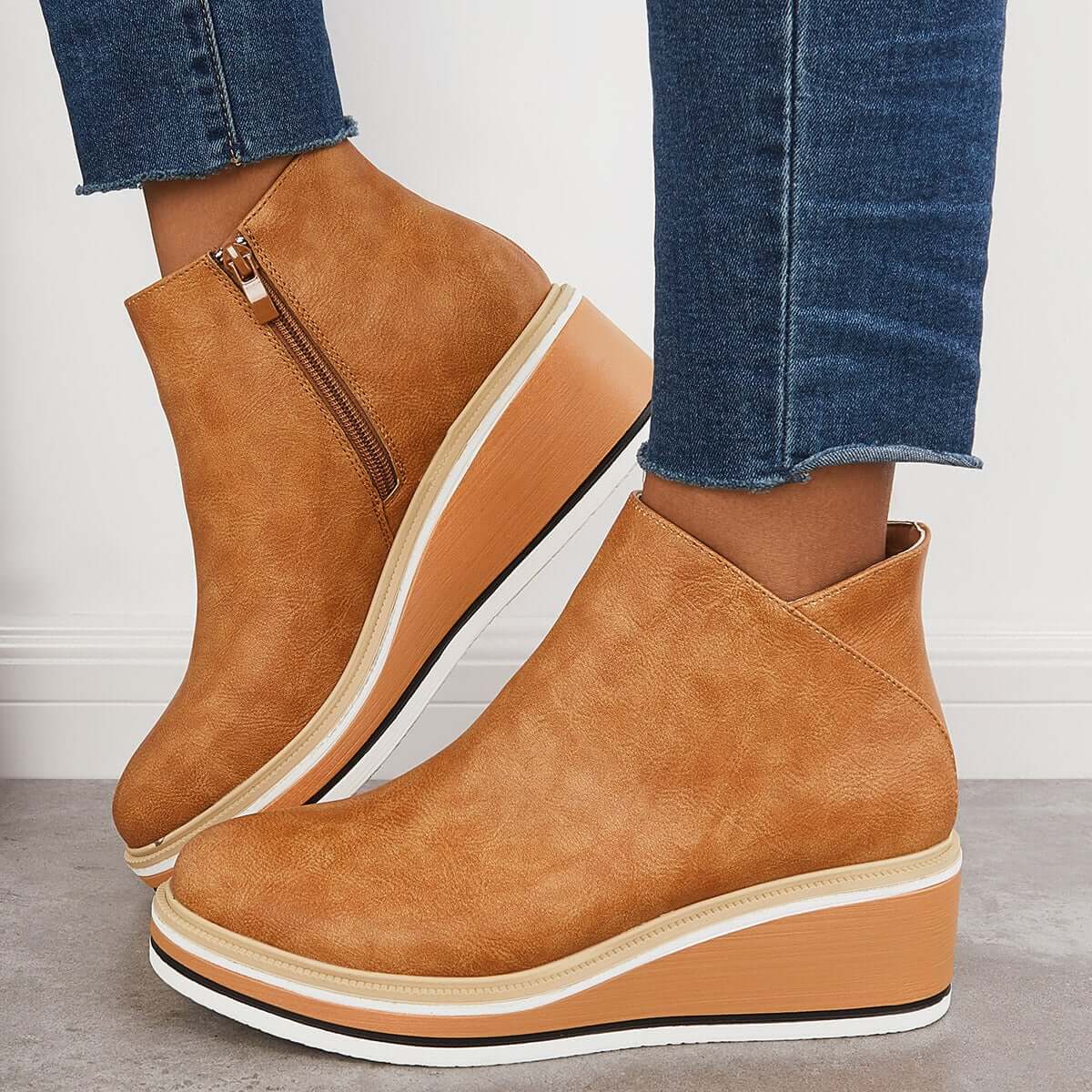Nikkole - Bottines zippées élégantes