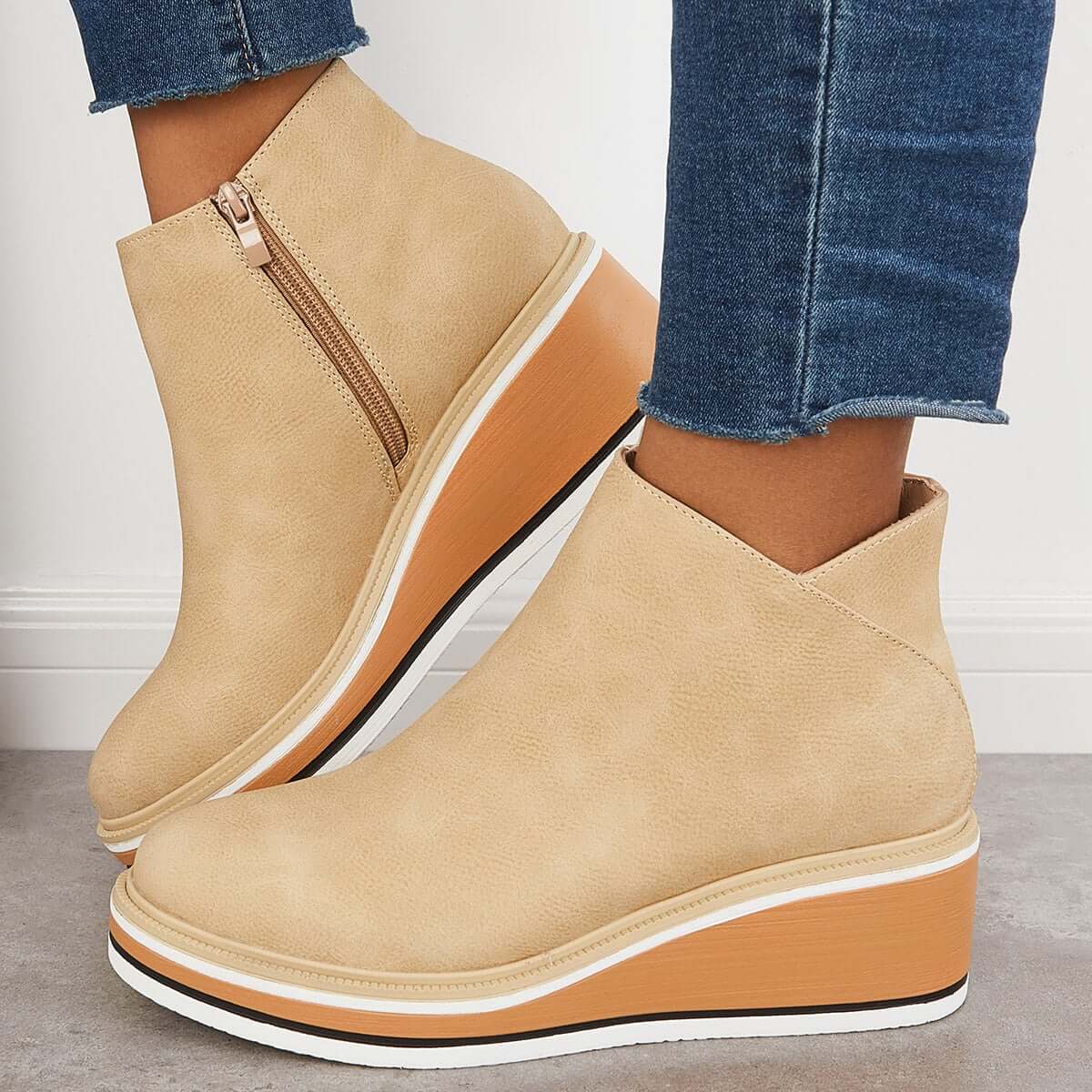 Nikkole - Bottines zippées élégantes