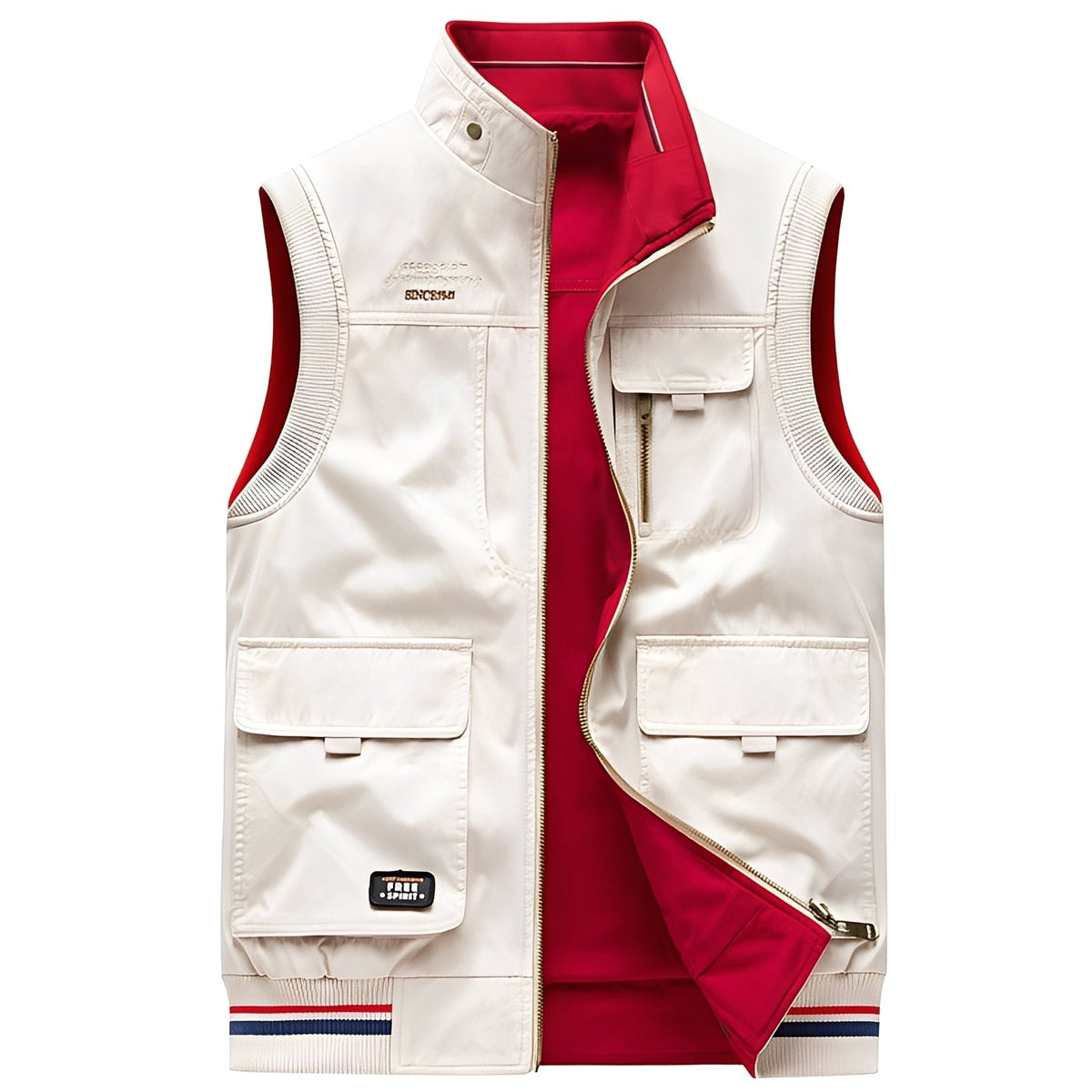 Géraud - Gilet élégant avec de nombreuses poches pour hommes