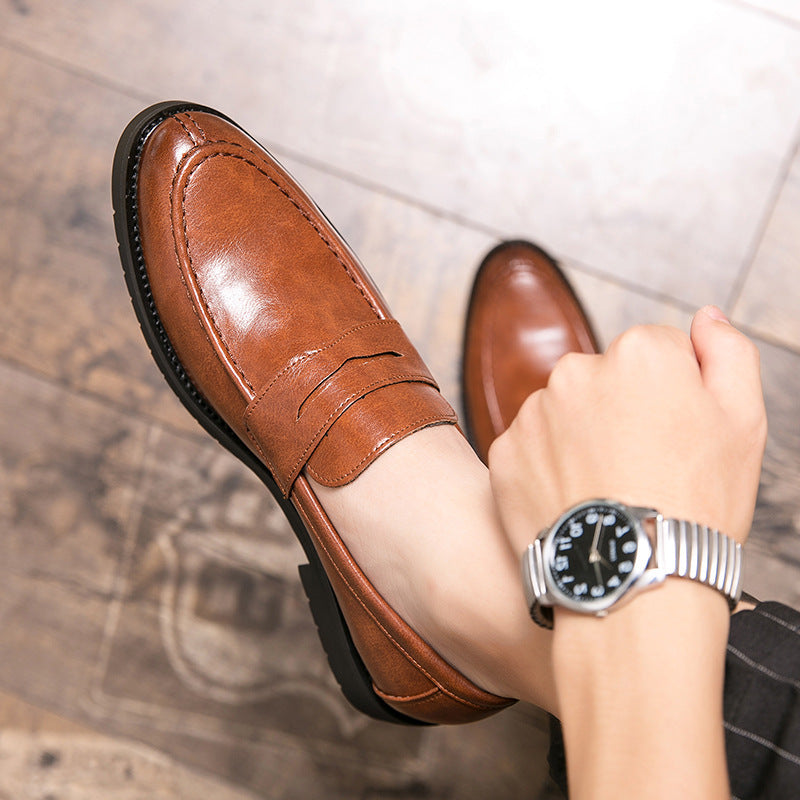 Edward - Mocassins élégants à bout rond pour hommes