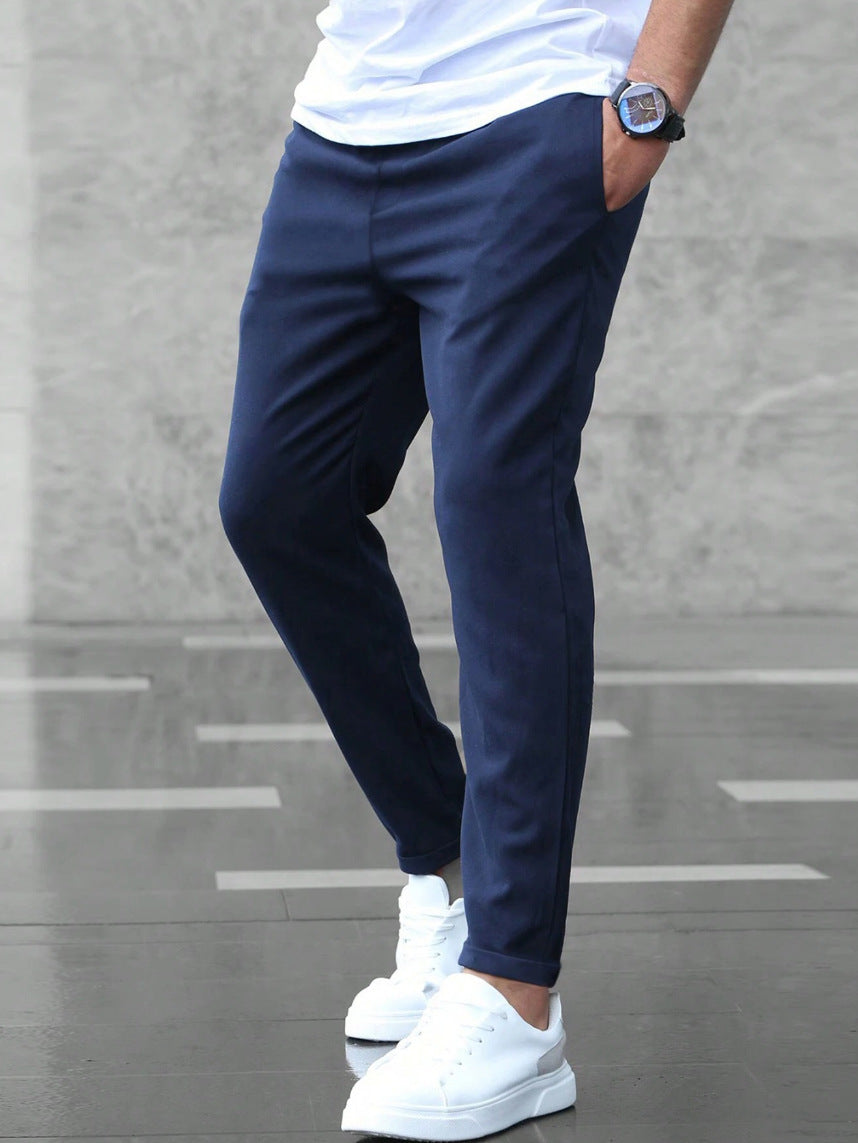Allan - Pantalon étroit et décontracté pour hommes avec cordon