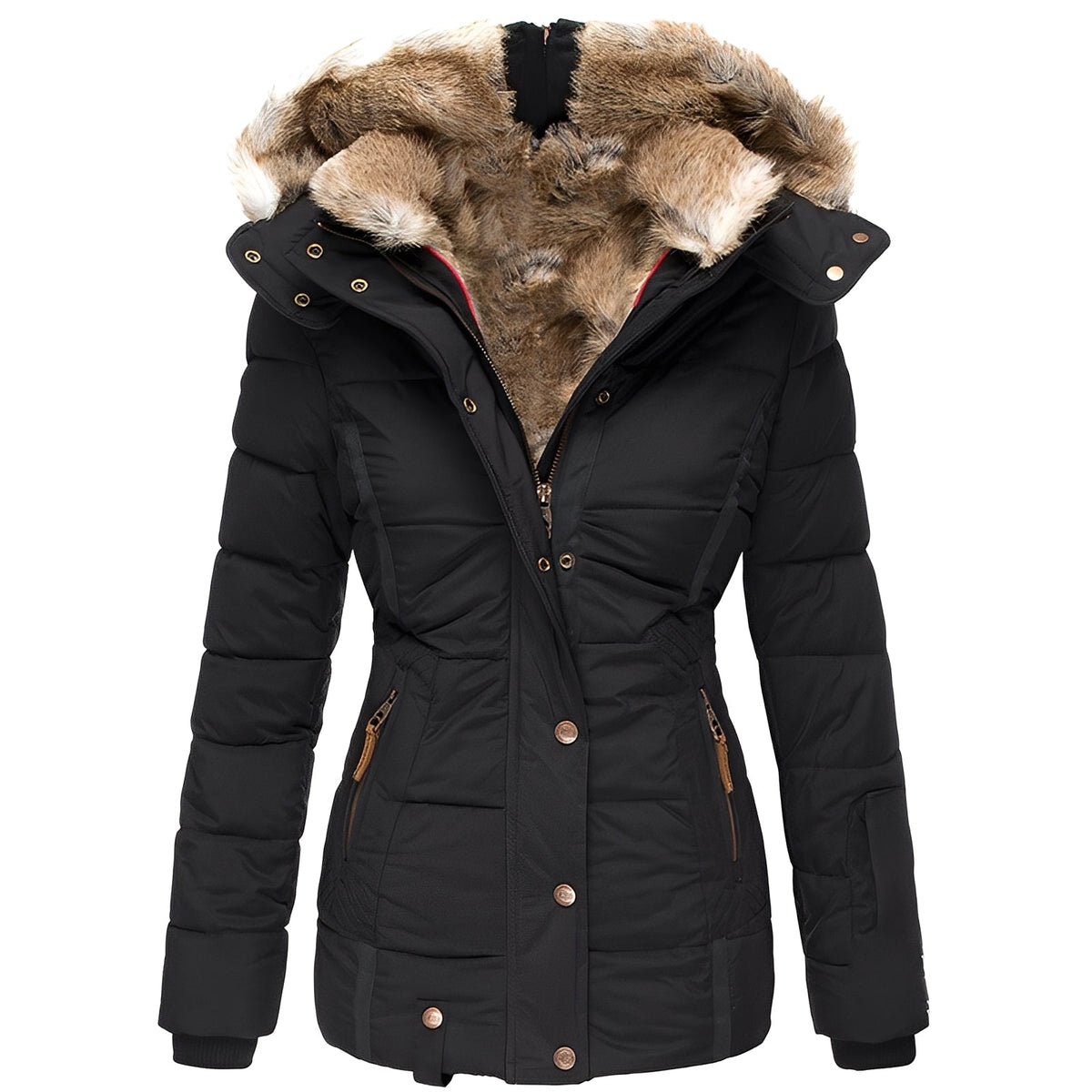 Romilly - Veste à la mode et chaude avec capuche
