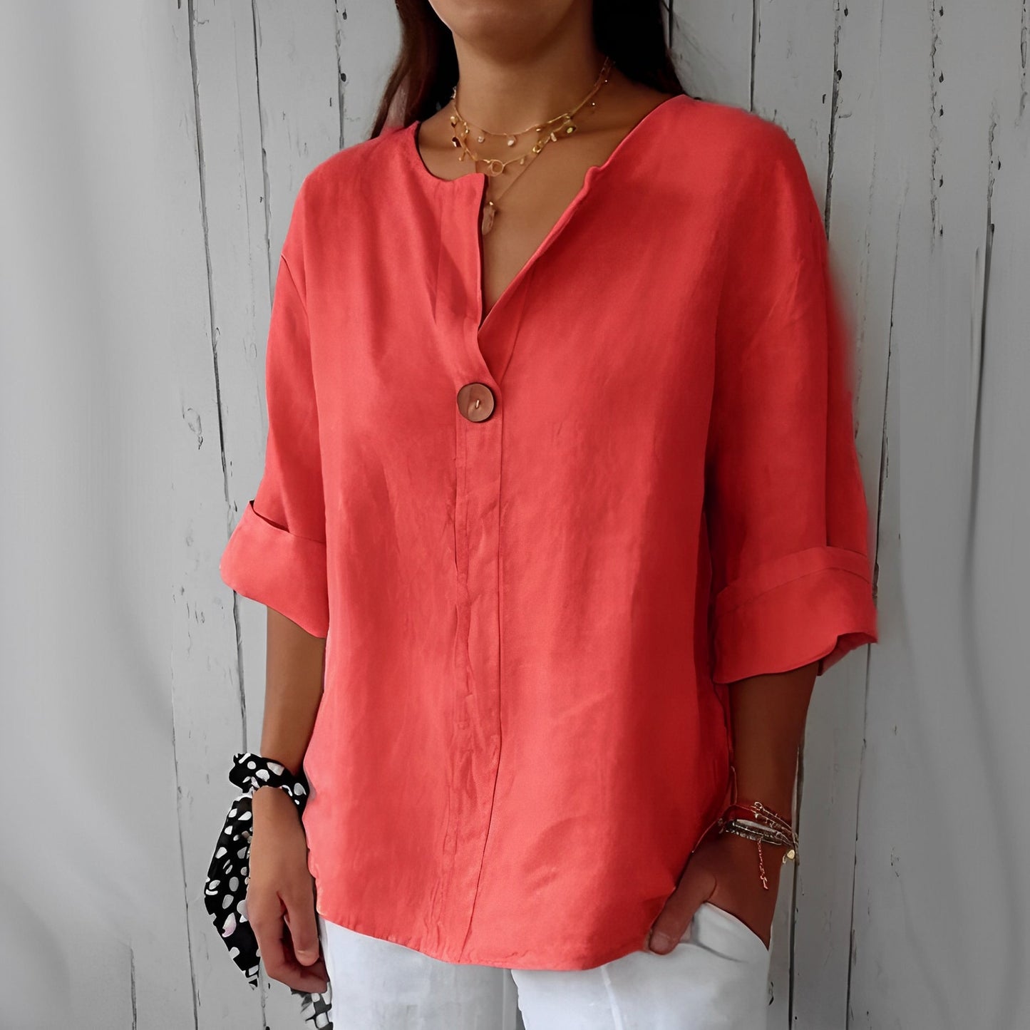Stephanie - Chemise légère et décontractée pour femmes