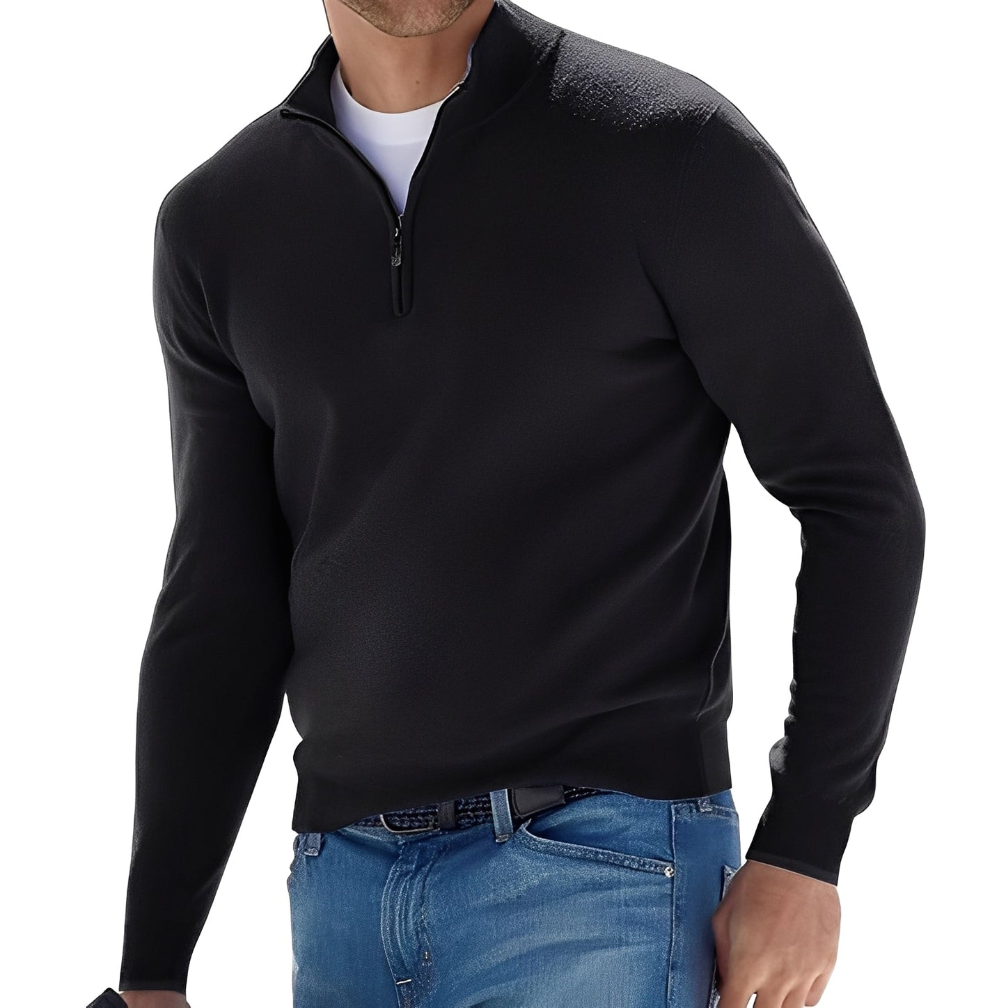 Ralph – Pull zippé pour homme au style casual