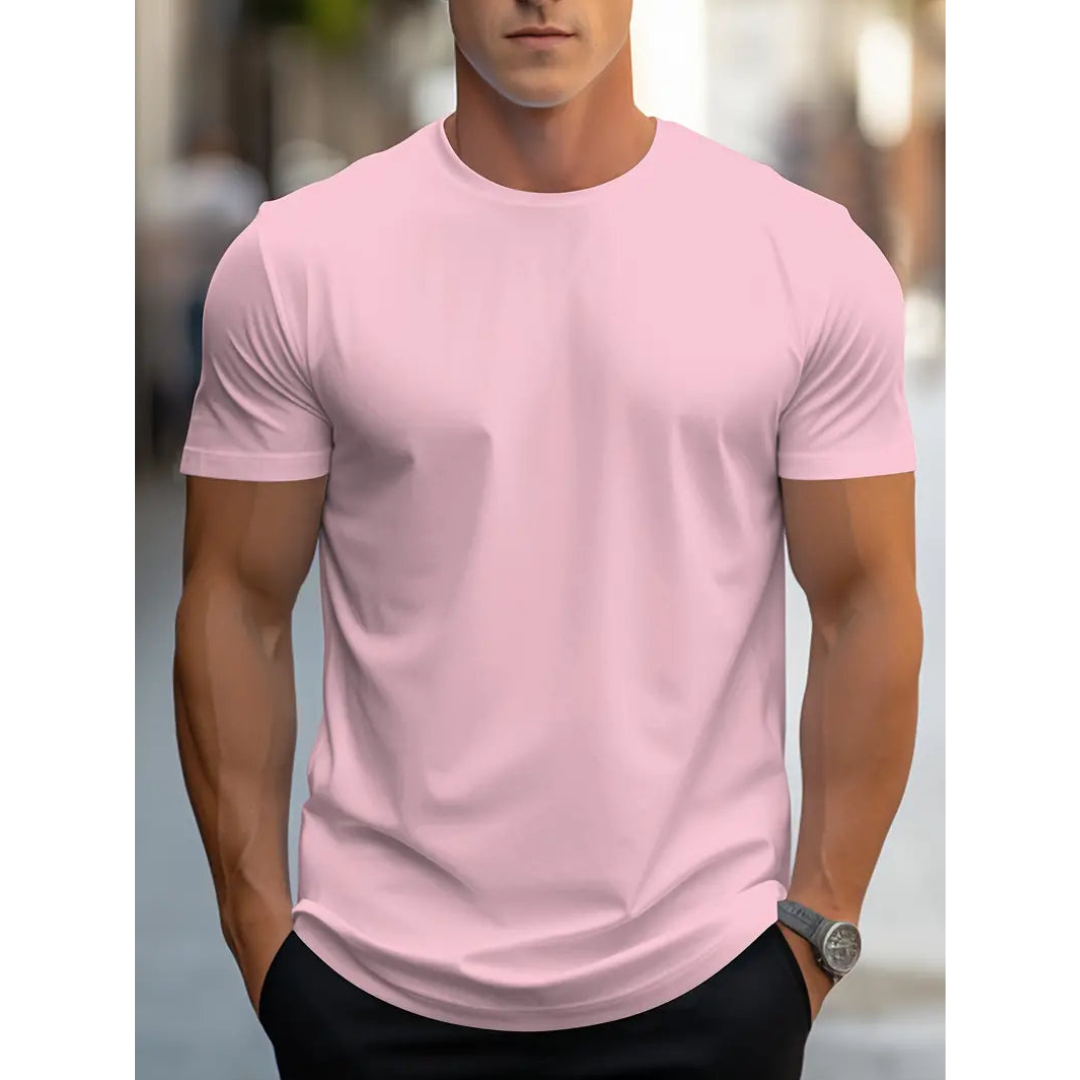 Brian - Classique T-shirt Homme à Manches Courtes