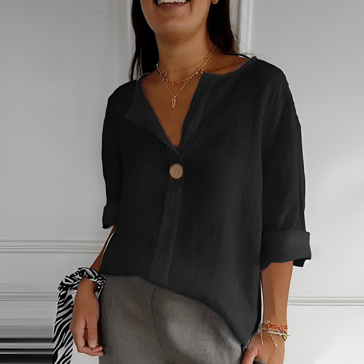 Stephanie - Chemise légère et décontractée pour femmes