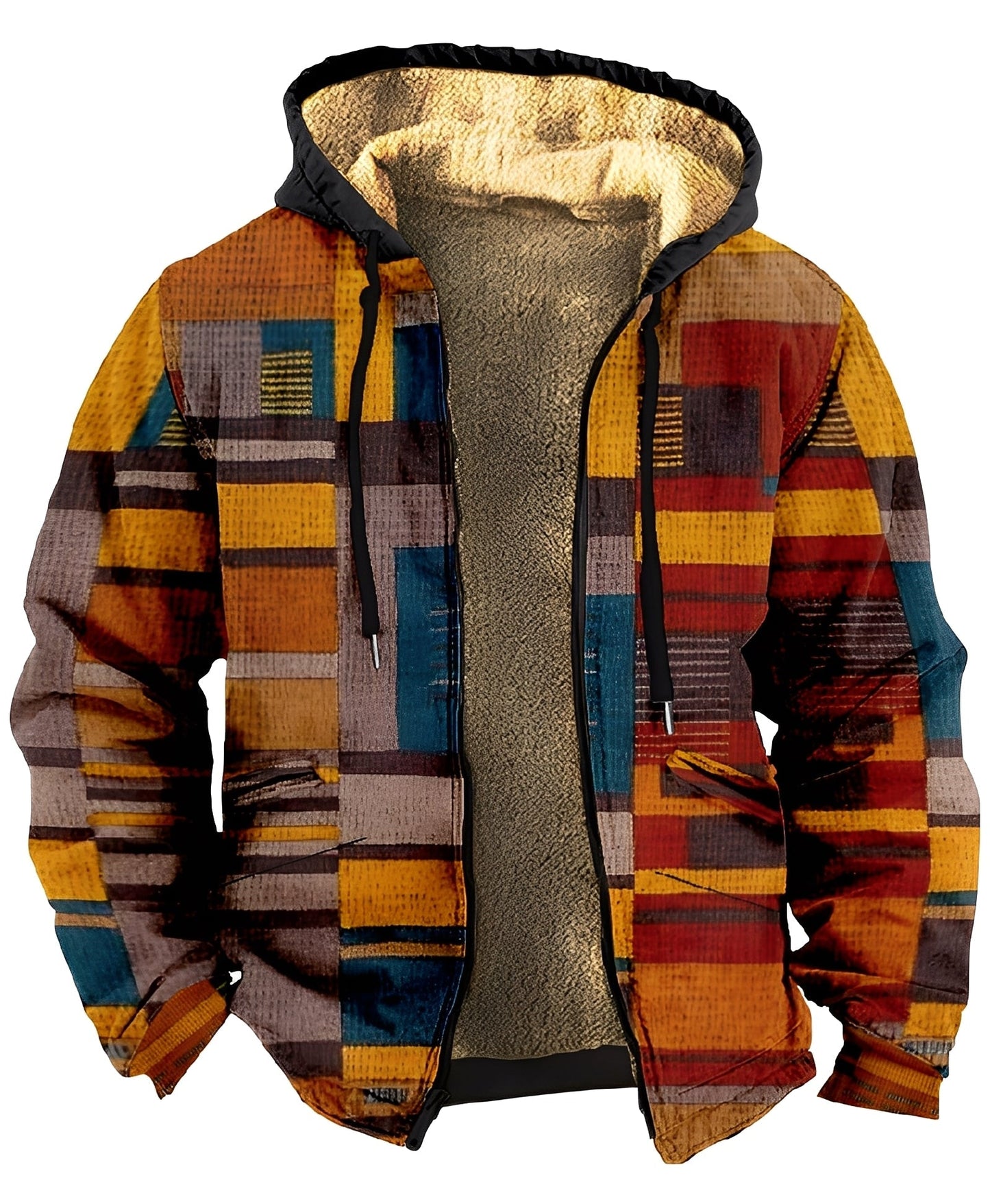 Mervin - Hoodie pour homme en velours coloré