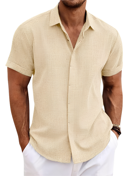 Jimmy - Chemise à manches courtes décontractée pour hommes