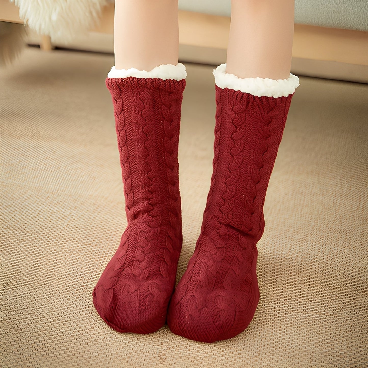 Jessica - Chaussettes douillettes pour femmes et hommes