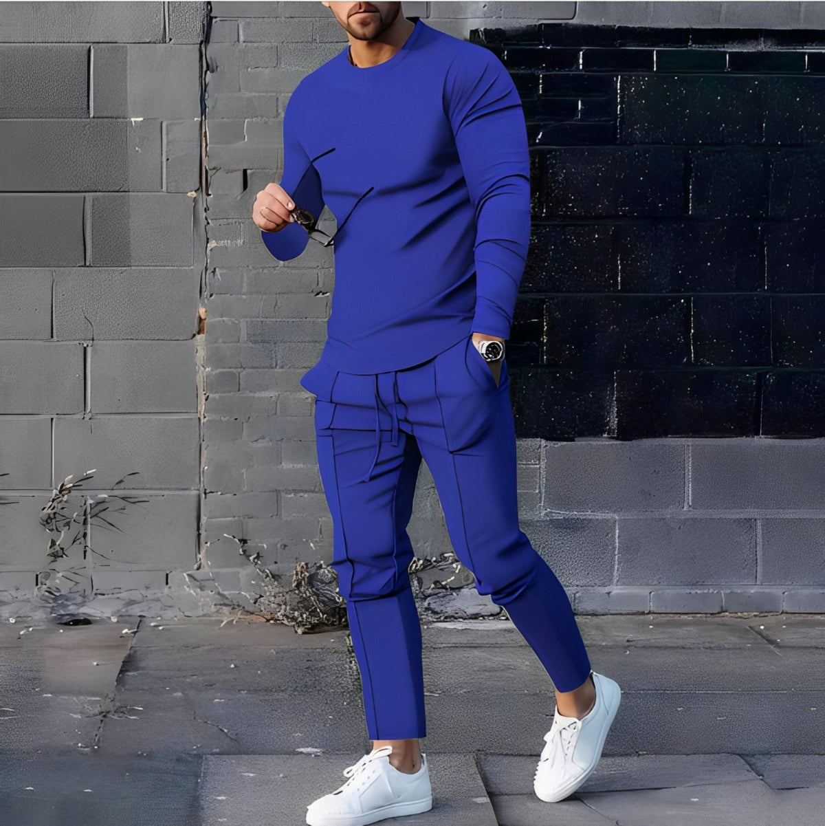 Adelard - Ensemble pour homme composé de pull et pantalon