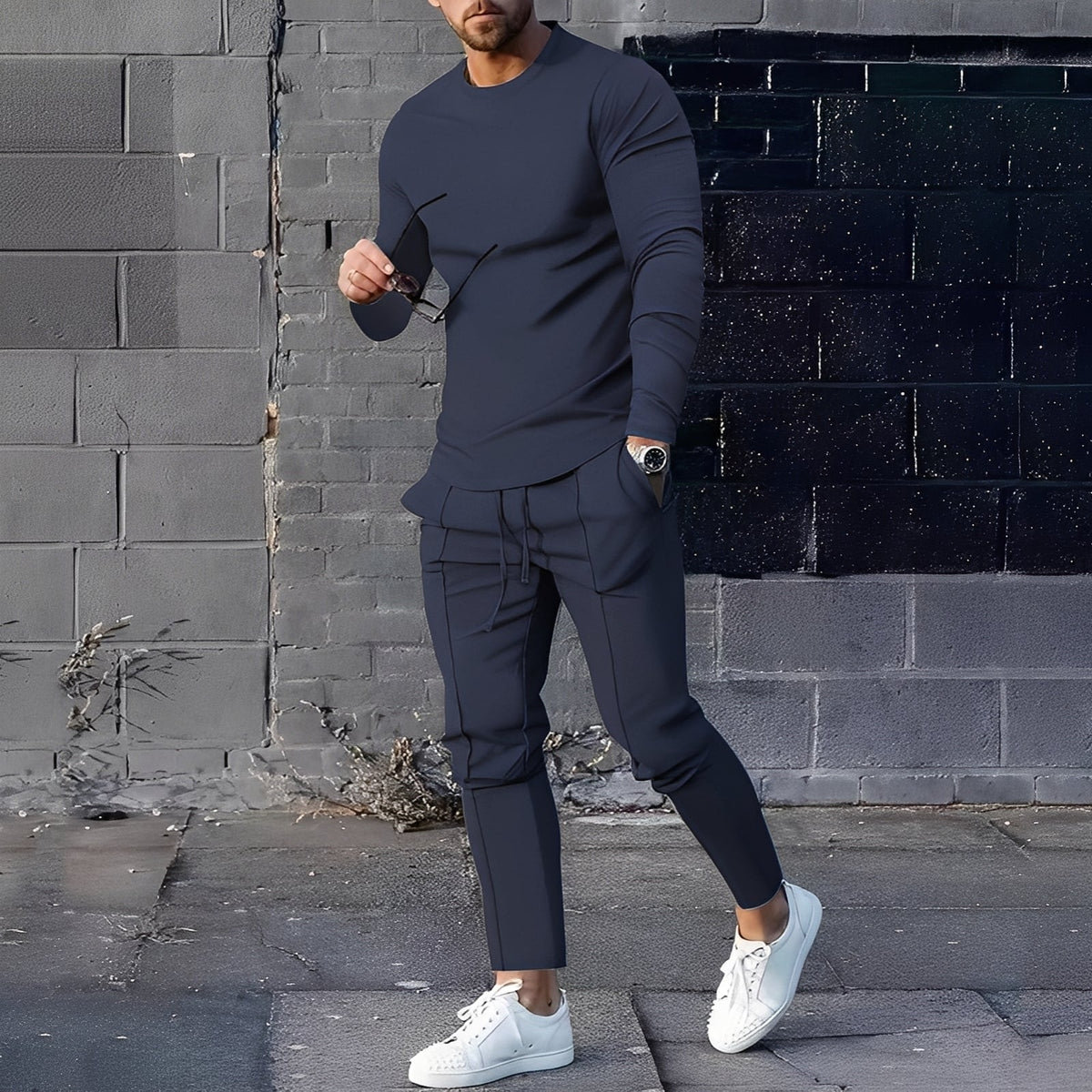 Adelard - Ensemble pour homme composé de pull et pantalon