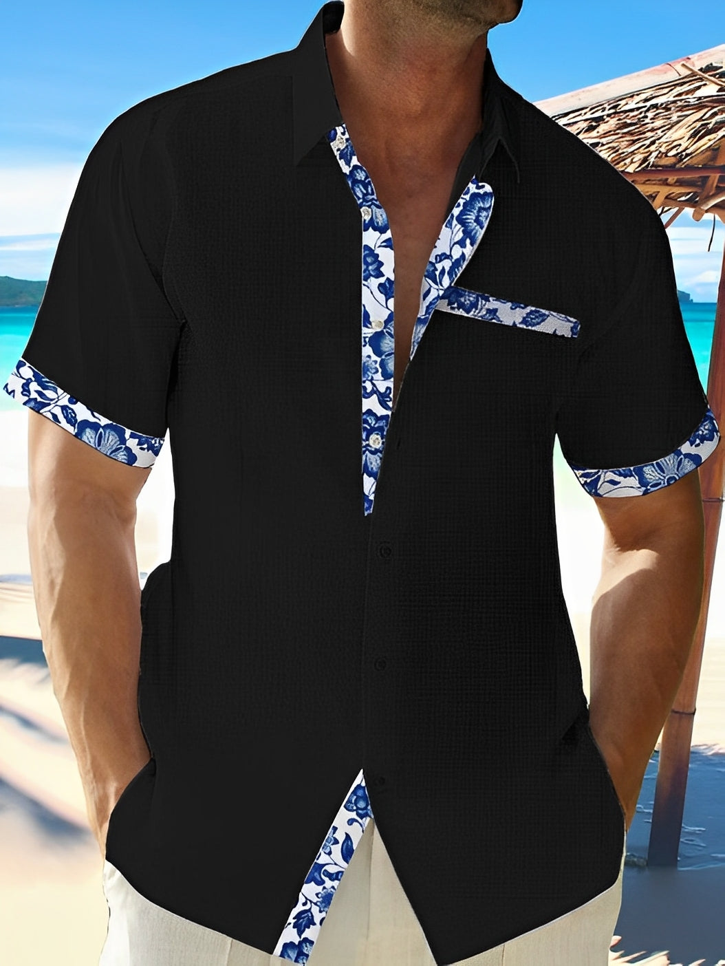 Anthony - Chemise décontractée et légère pour hommes