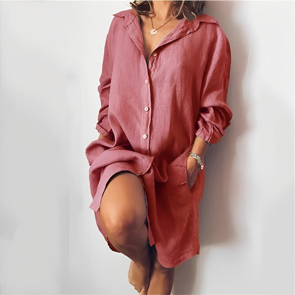 Chloé - Robe confortable à manches longues