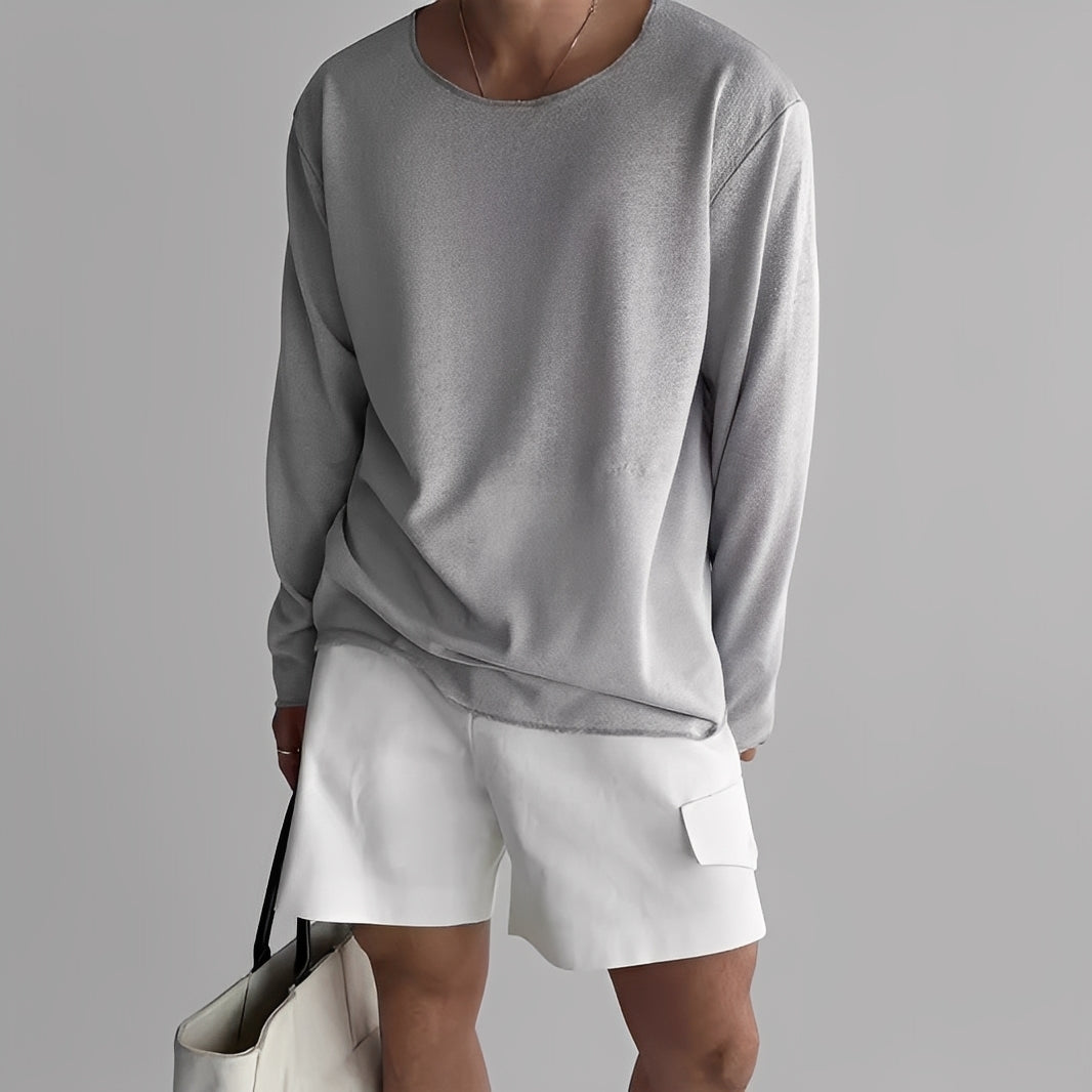 Loik - Sweat-shirt respirant à coupe ample pour hommes