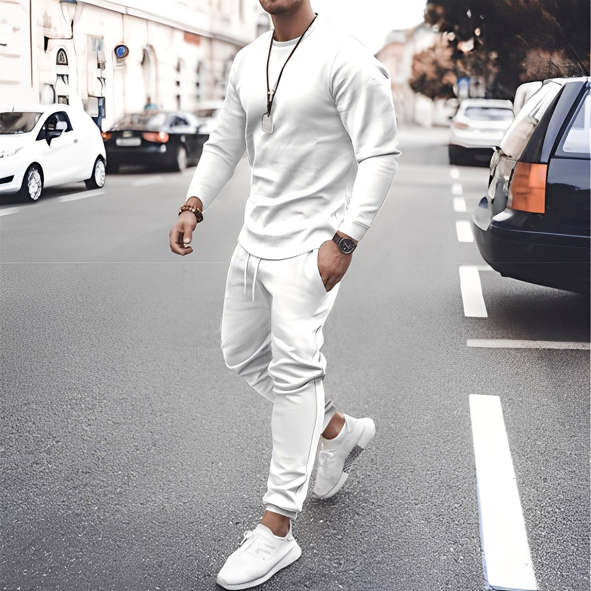 Howard - Ensemble pull chaud et pantalon