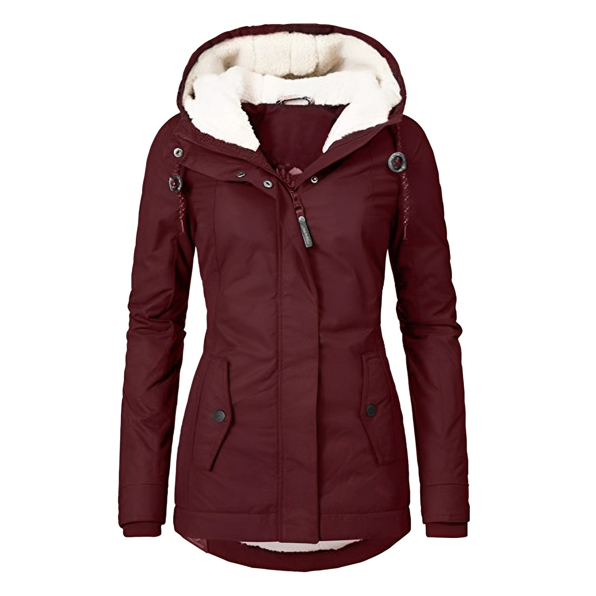 Earleen - Blouson confortable et chaud avec capuche