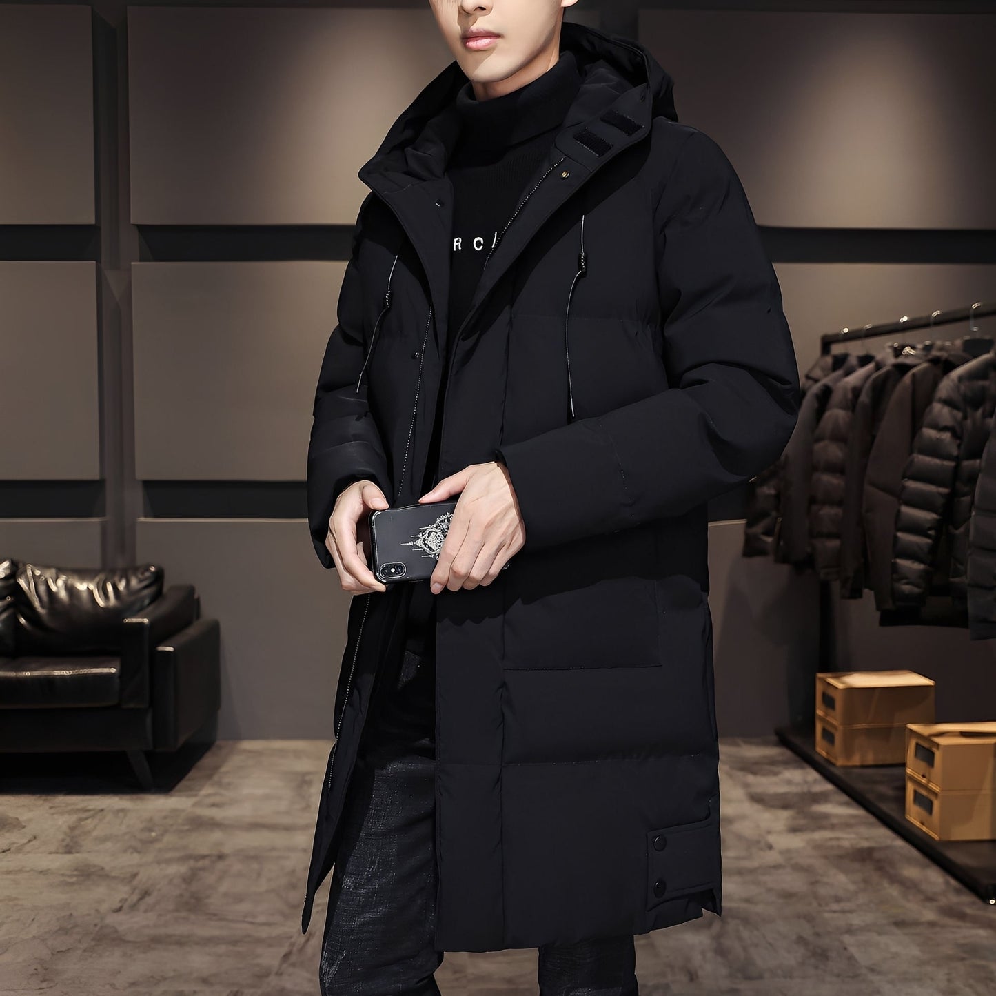 Bryan - Parka-veste épaisse et élégante pour hommes
