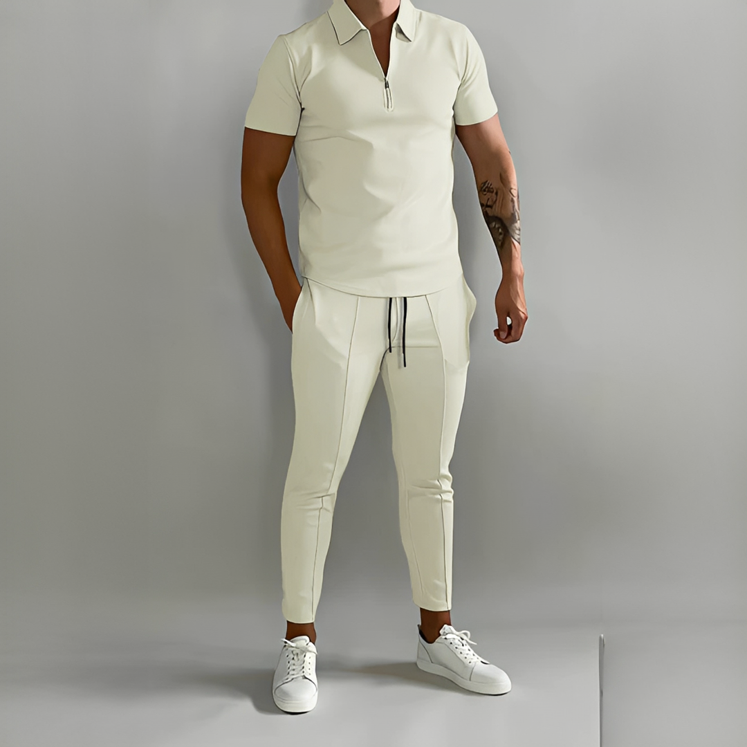 Junton - Ensemble d'été à la mode pour homme