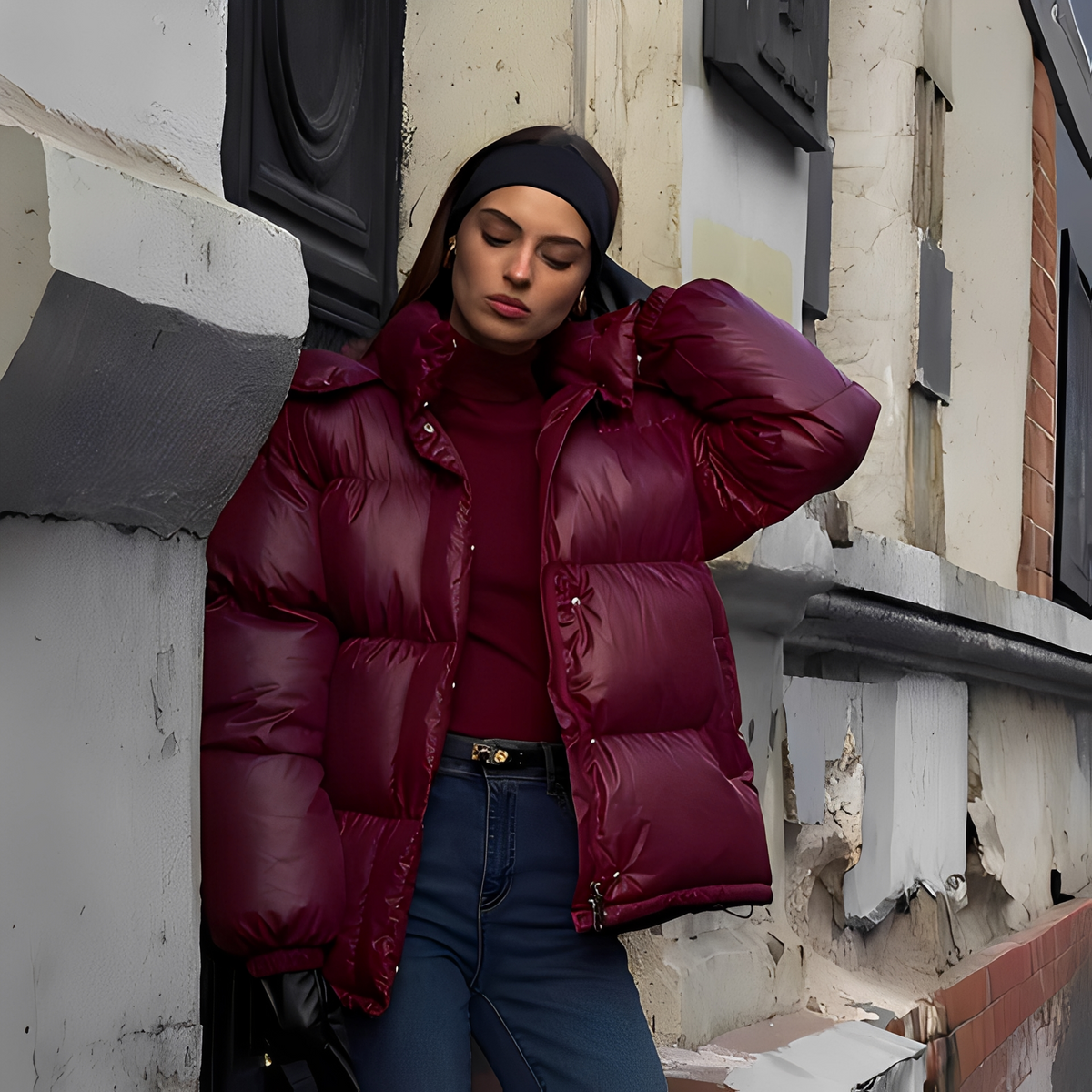Rozanne - Veste avec capuche amovible