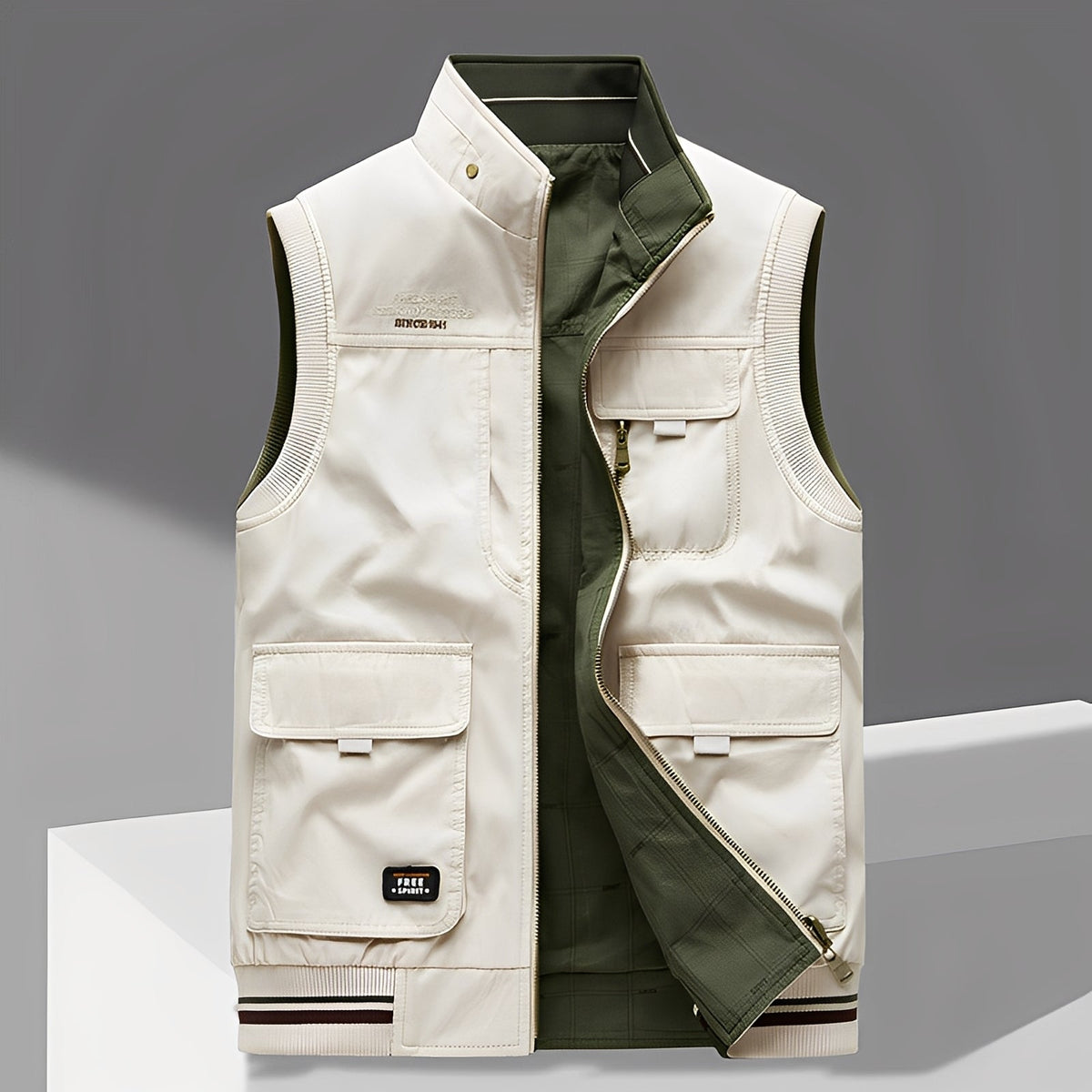 Géraud - Gilet élégant avec de nombreuses poches pour hommes