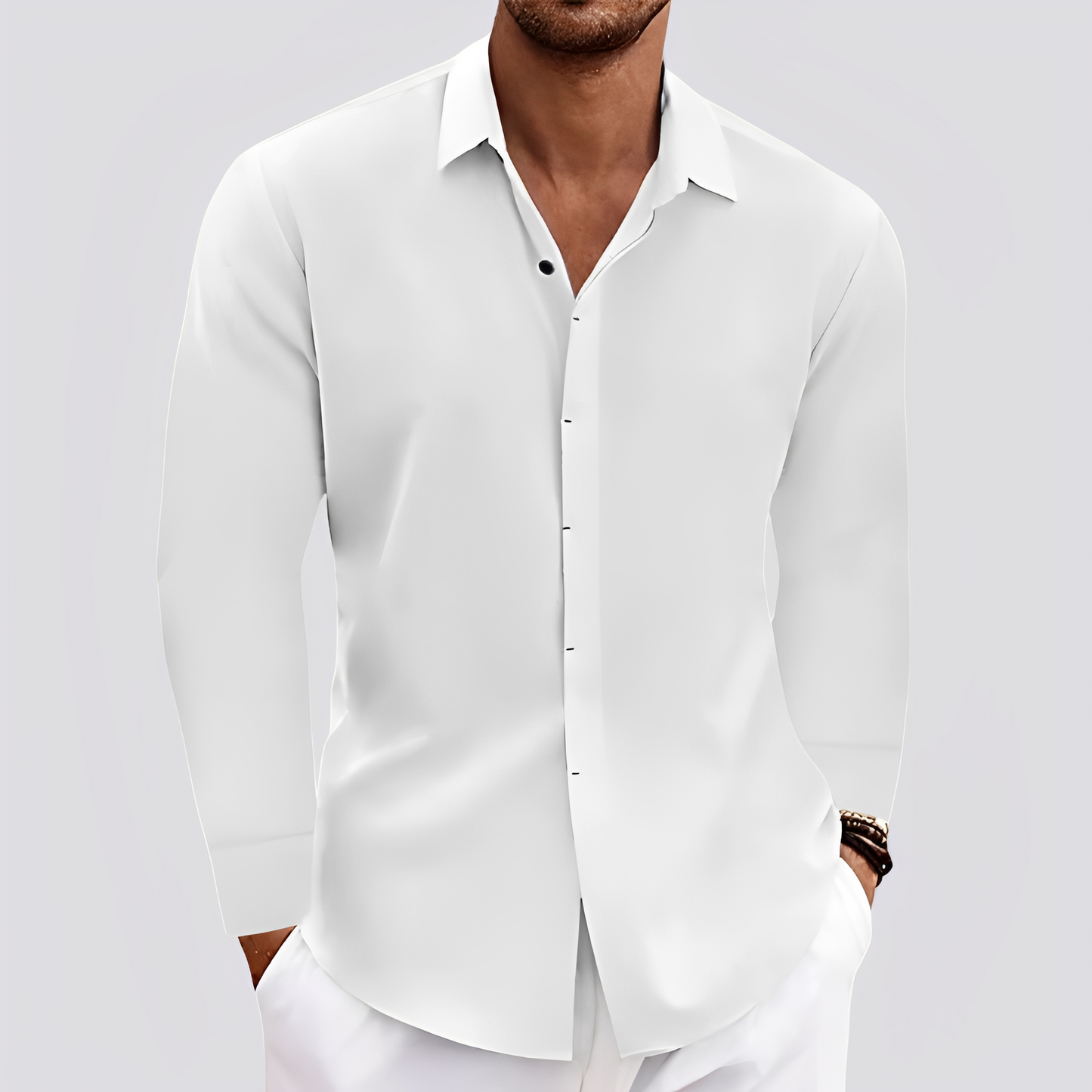 Felix - Chemise manches longues légère pour hommes