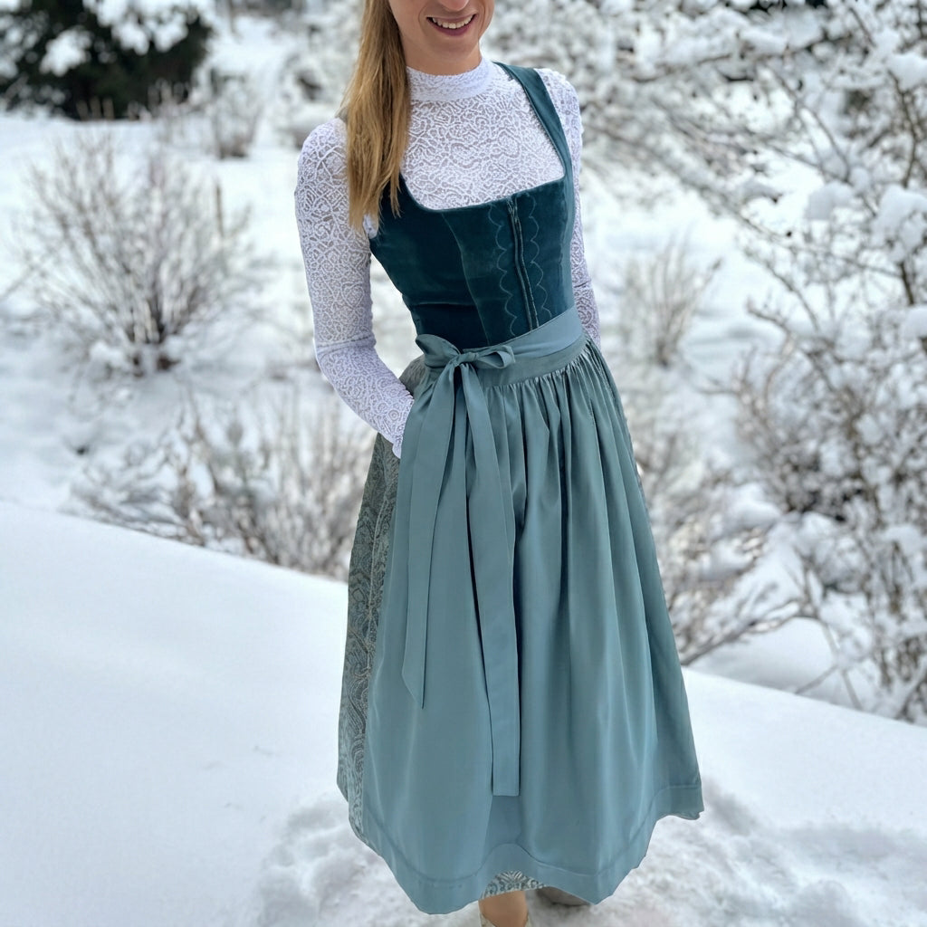 Muriel - Robe dirndl traditionnelle et élégante
