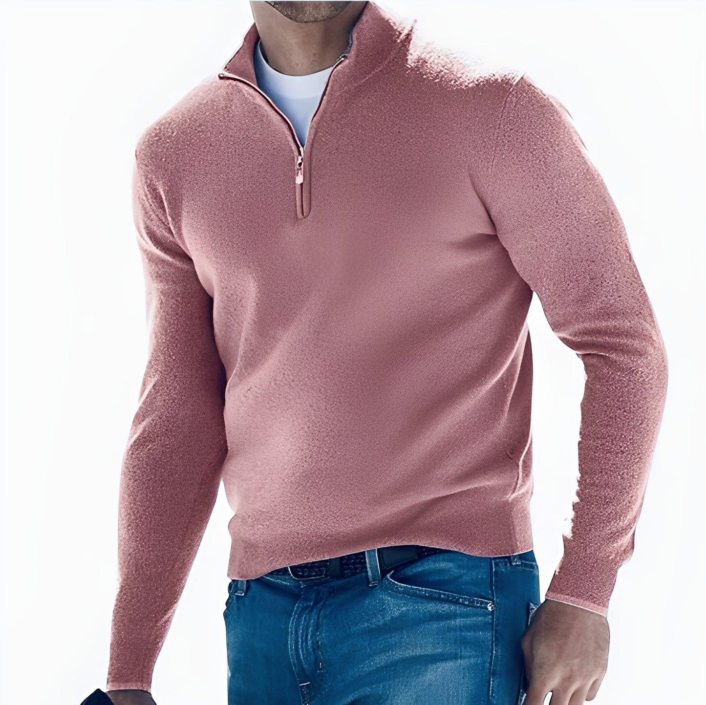 Ralph – Pull zippé pour homme au style casual