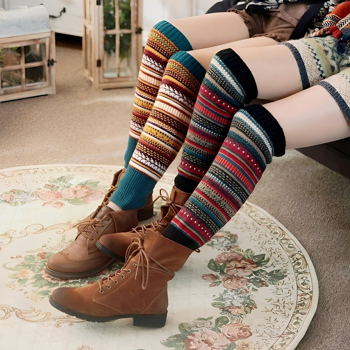 Suzanna - Chaussettes élégantes et chaudes