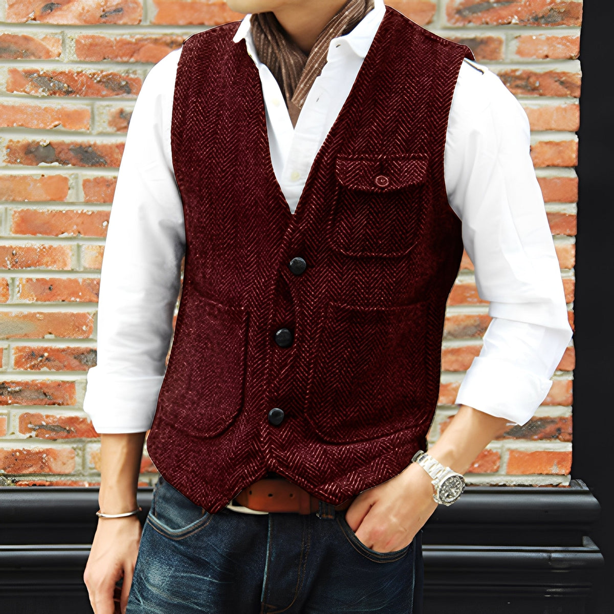 Matthew - Gilet classique et durable