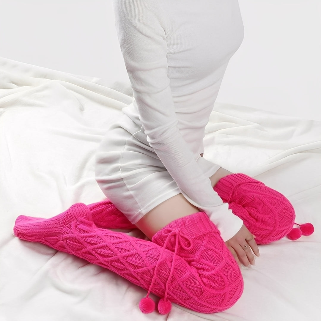 Kathleen - Chaussettes hautes tendances et chaudes