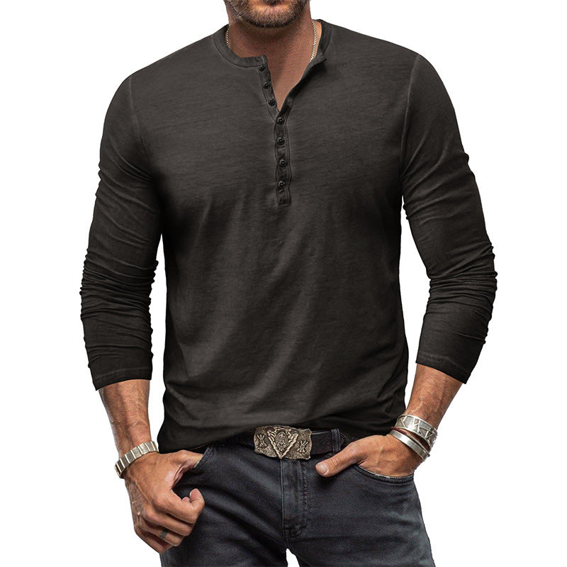 Benjamin - Chemise décontractée à manches longues pour hommes
