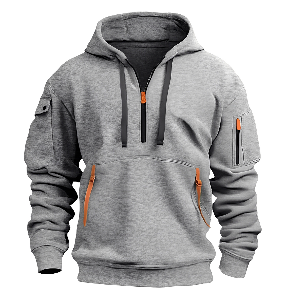 Paxton - Veste à capuche douillette avec demi-zip