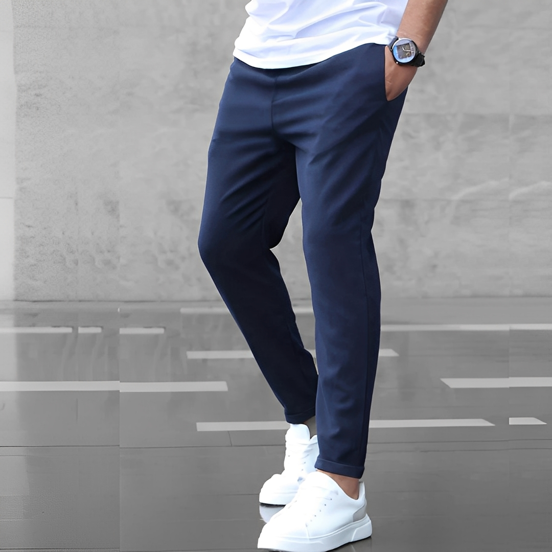 Aljure - Pantalons slim-fit décontractés pour hommes