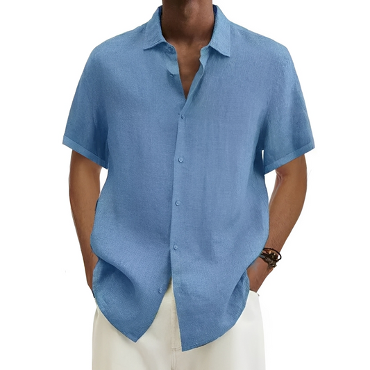 Aamon - Chemise d'été légère et aérée pour homme