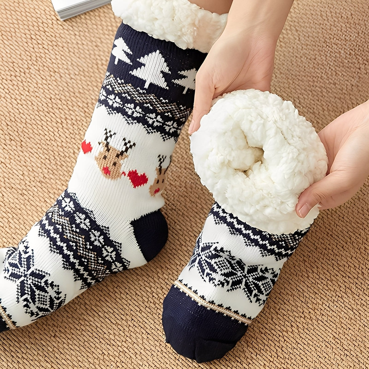 Kassia - Chaussettes de Noël élégantes et réconfortantes
