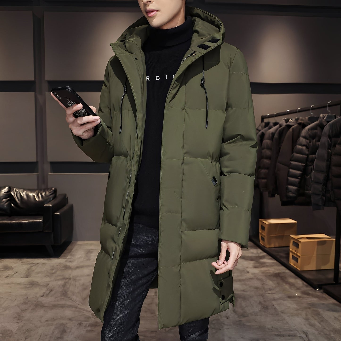 Bryan - Parka-veste épaisse et élégante pour hommes