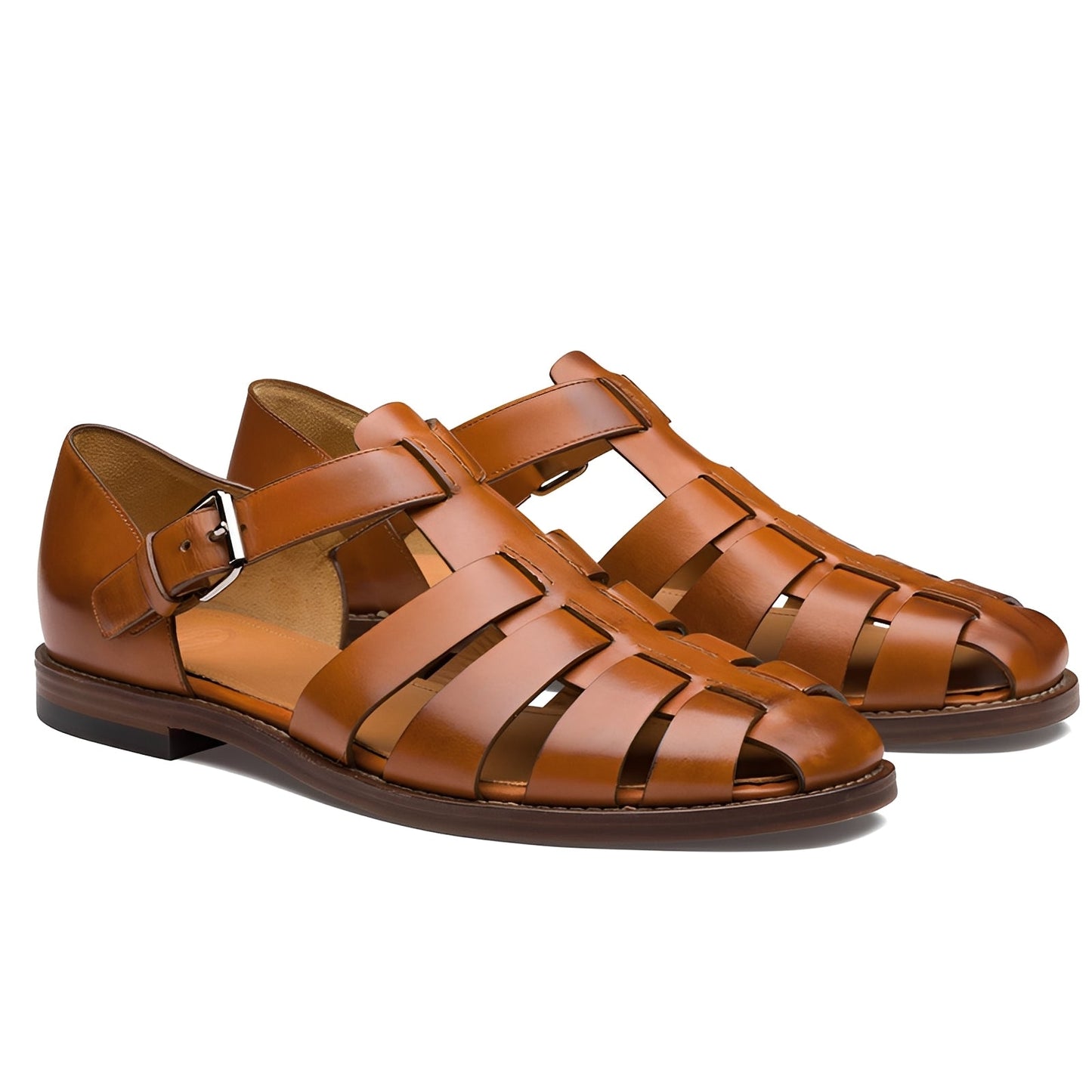 Willard - Sandales élégantes avec boucle cousue pour hommes