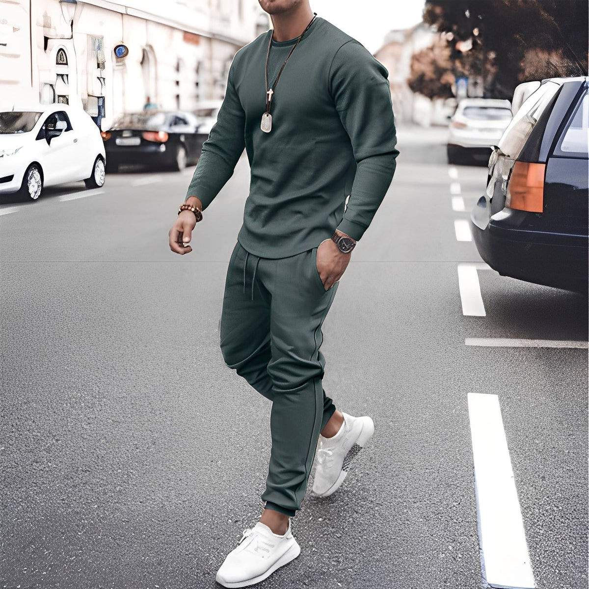 Howard - Ensemble pull chaud et pantalon